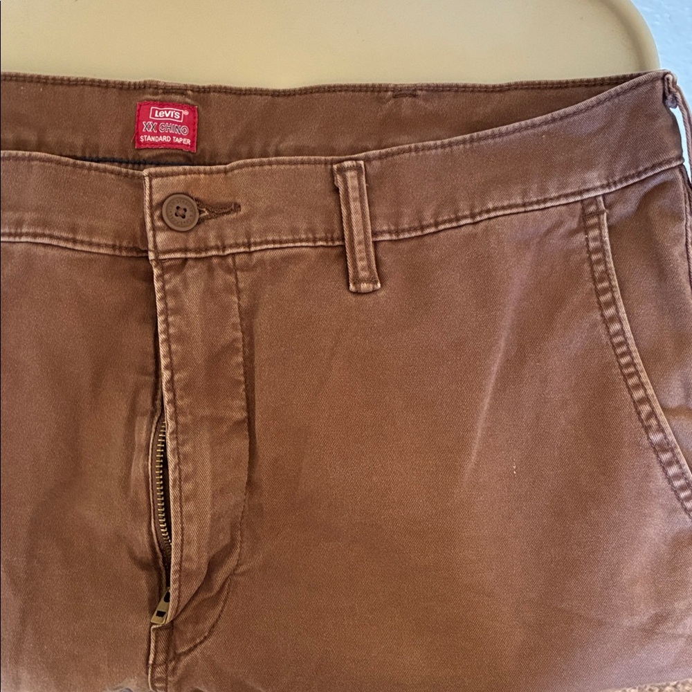 Levi's Chocolate Brown Tapered Chinos